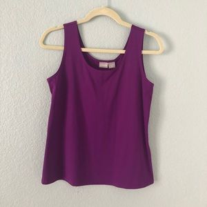 Chico’s purple tank top